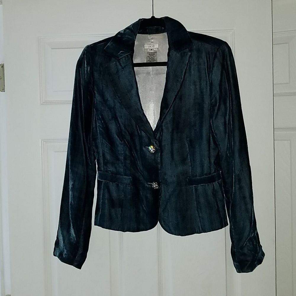 Cache Midnight Velvet Blazer